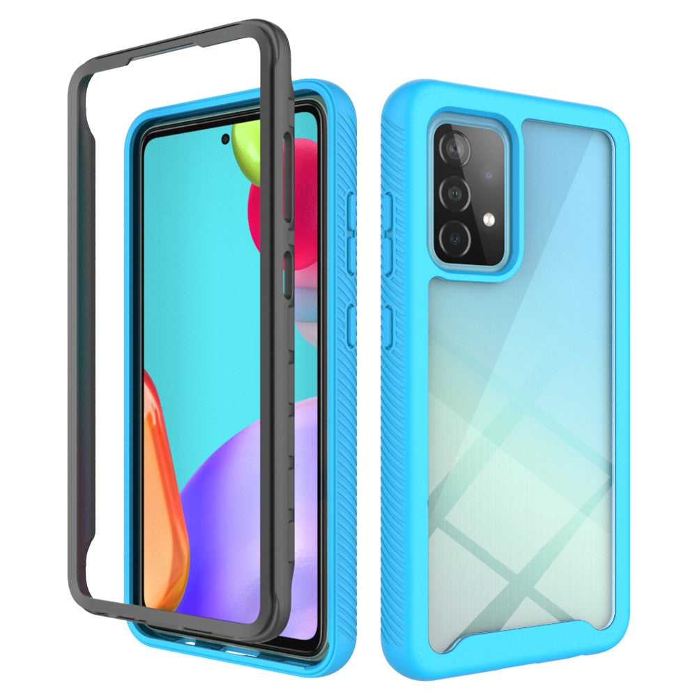 Shockproof Clear PC + TPU Combo Protective Case for Samsung Galaxy A52 5G/4G Cover