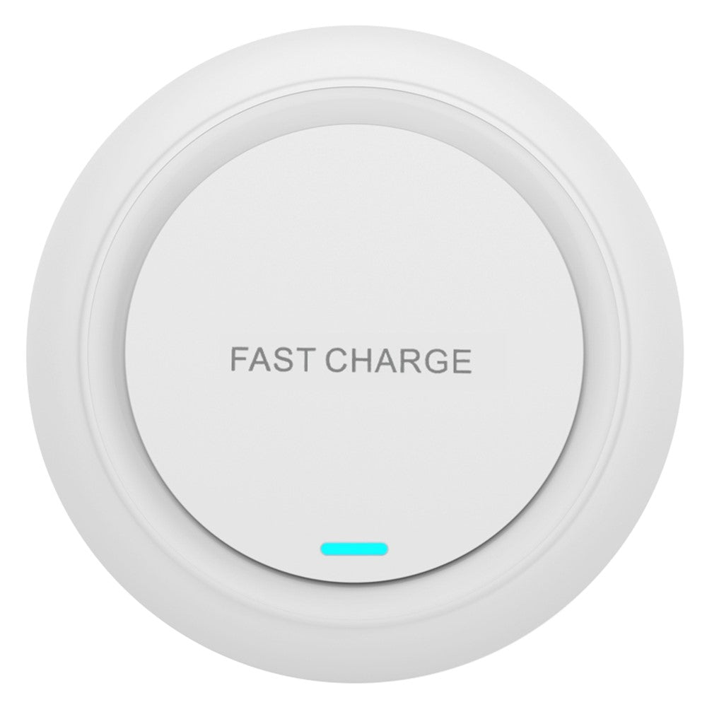 Q18 Round Shape Wireless Charger 15W Fast Charging Desktop Charging Pad