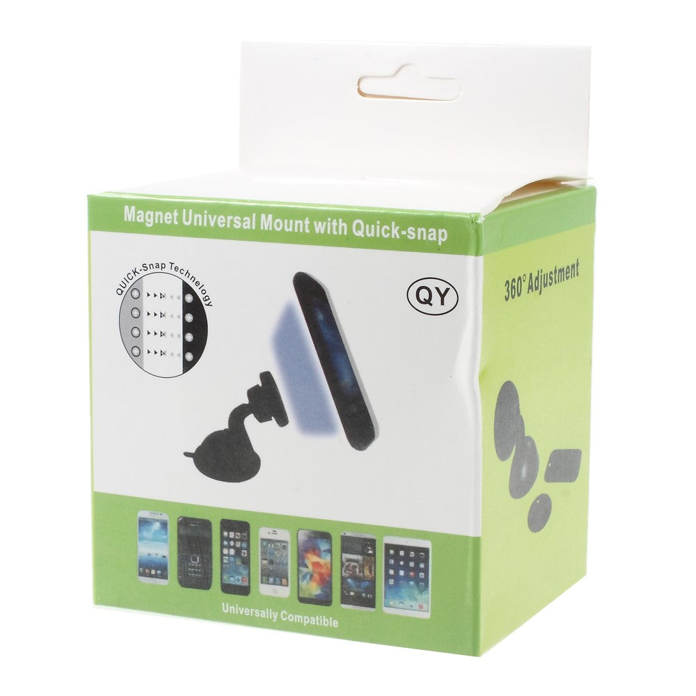 Magnet Suction Cup 360 Degree Rotary Car Mount for iPhone Samsung Sony