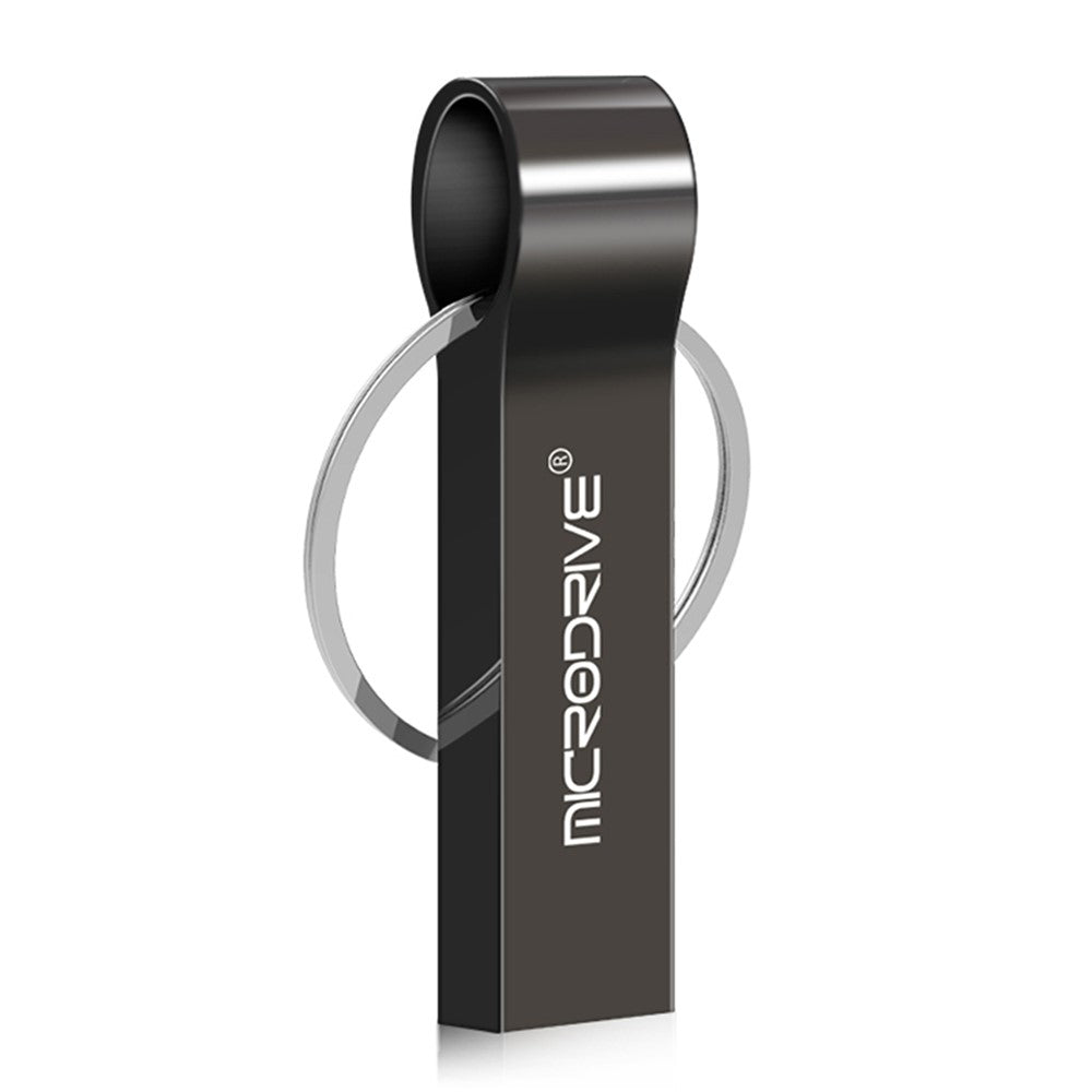 MICRODRIVE 4GB Portable Metal Memory Thumb Stick Key Ring USB 2.0 Flash Drive