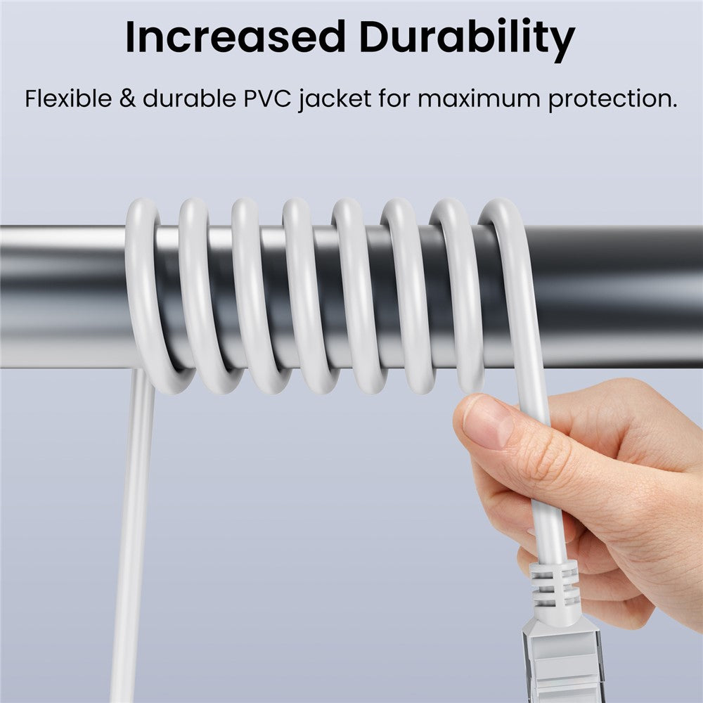 ZOSI Cat5e Ethernet Cable 60FT High Speed Network Cable RJ45 Cord 8 Pin 1000Mbps 155Mhz