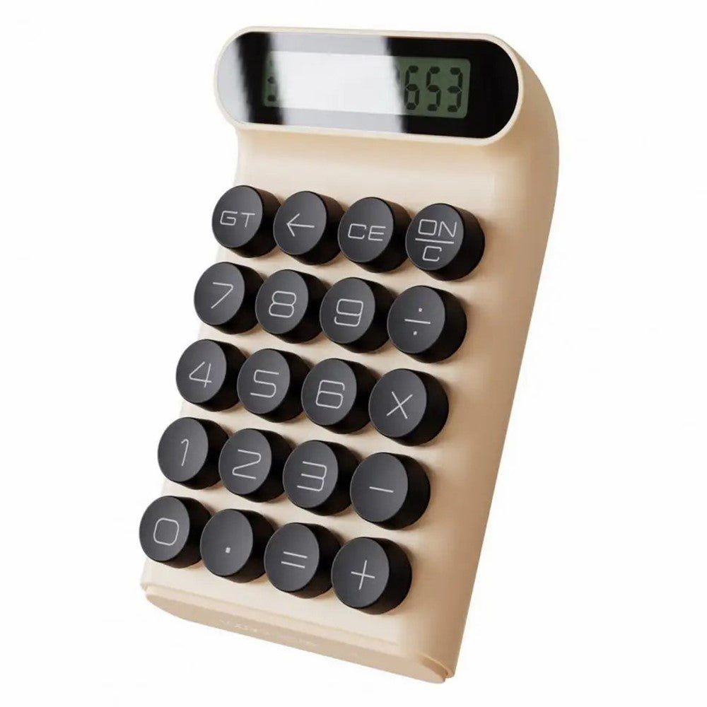 LOCOCK JS01 Mechanical Calculator Anti-Skid 10-Digit LCD Display Calculator for Office