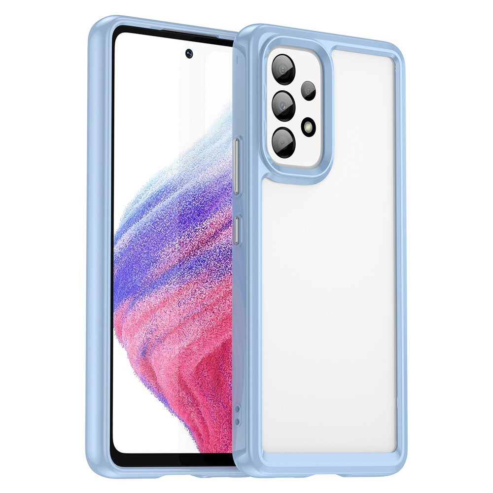 Anti-scratch Phone Case for Samsung Galaxy A53 5G, TPU Frame Acrylic Back Protective Cover