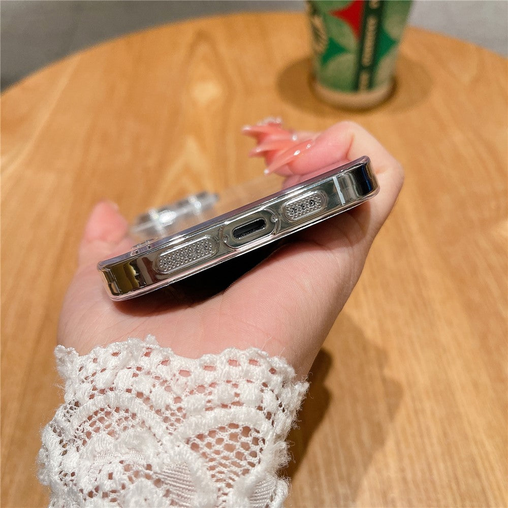 For iPhone 15 Pro Case Hard PC Frameless Anti-Scratch Transparent Phone Cover