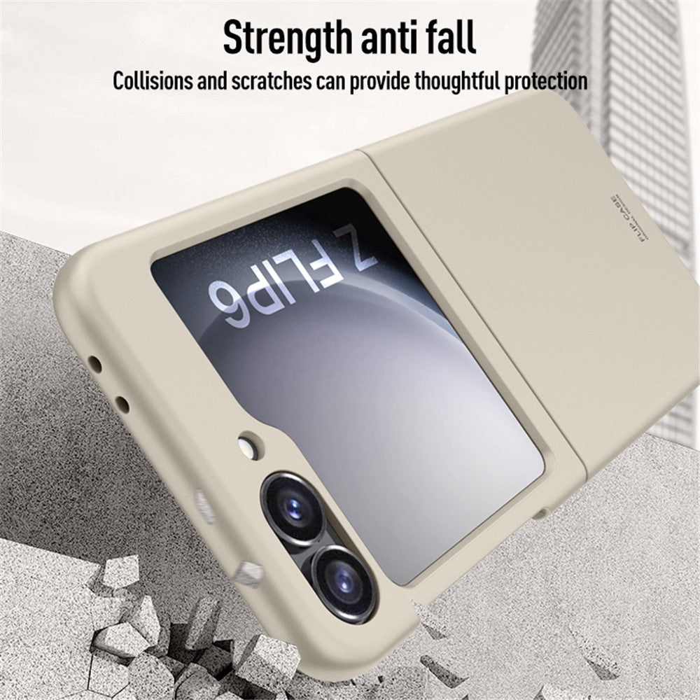 Samsung Galaxy Z Flip7 FE 5G / Z Flip6 5G Slim Case Skin-Feel Hard PC Phone Cover