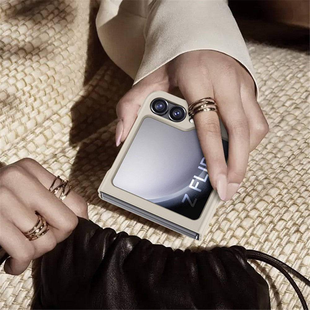 Samsung Galaxy Z Flip7 FE 5G / Z Flip6 5G Slim Case Skin-Feel Hard PC Phone Cover