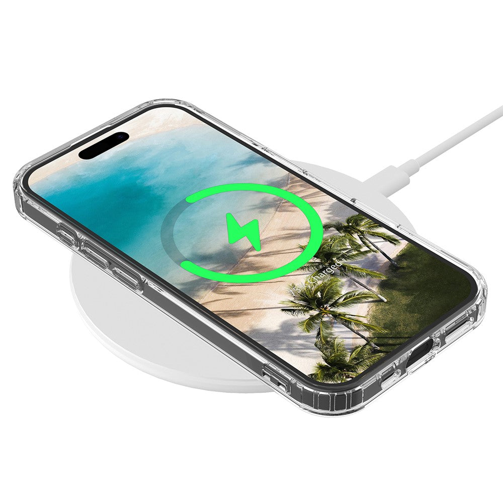 For iPhone 16 Plus Clear Case Compatible with MagSafe TPU+Acrylic Slim Phone Cover