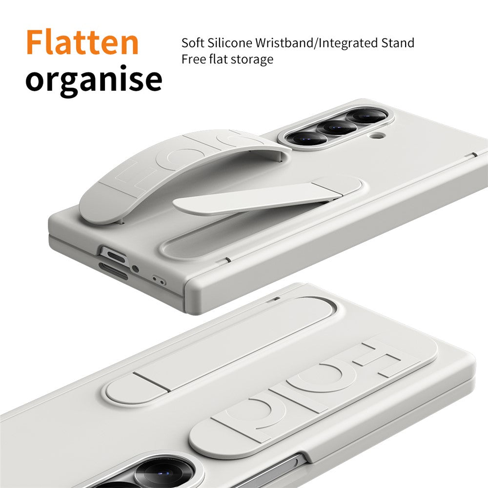 Samsung Galaxy Z Fold7 5G Case Kickstand Wristband Hard PC Phone Cover