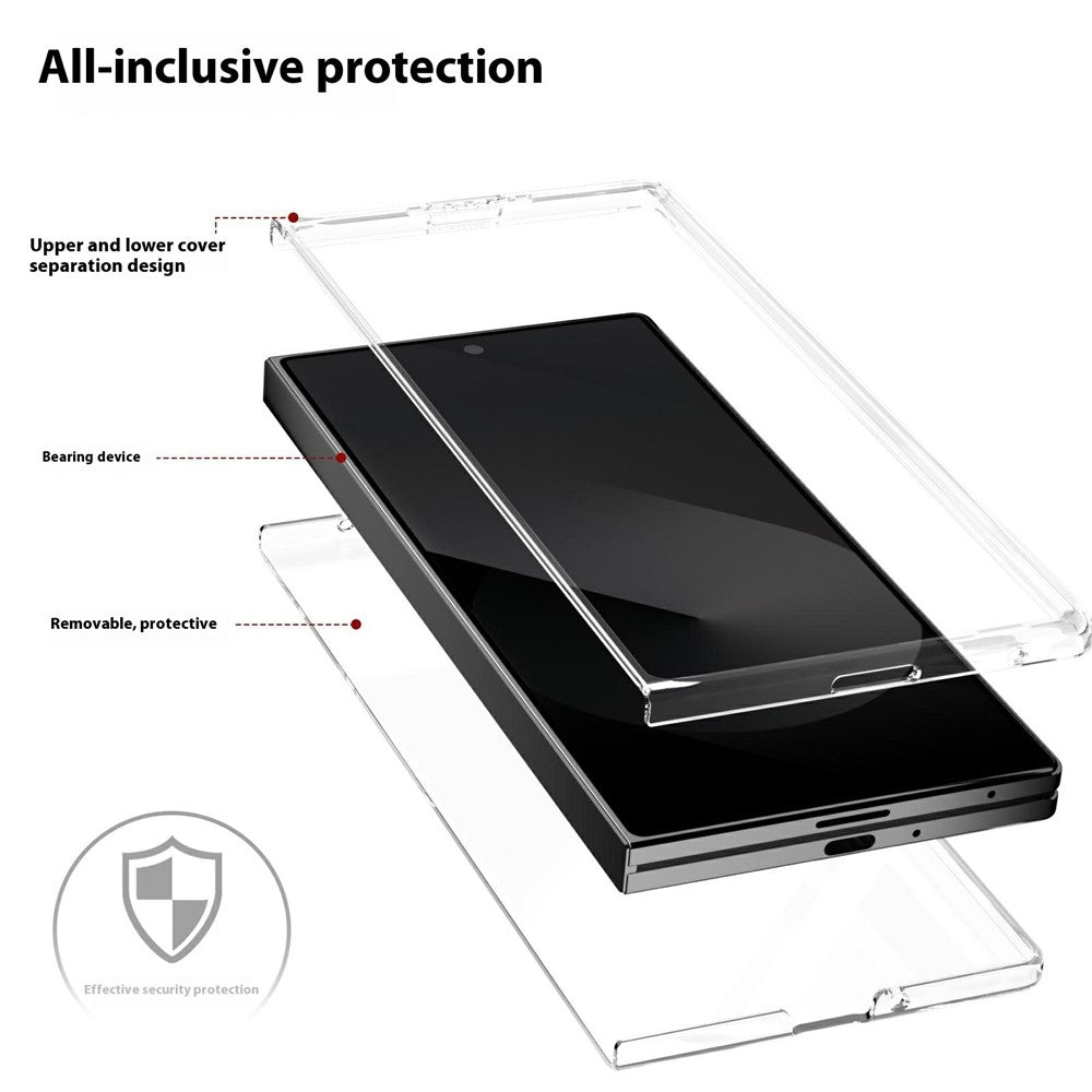 Samsung Galaxy Z Fold7 5GClear Case Anti-Drop Hard PC Phone Cover