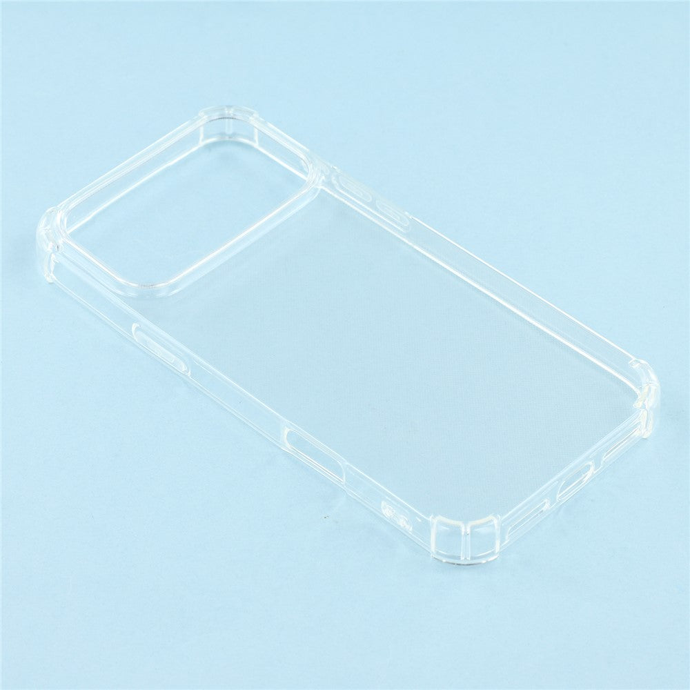 For iPhone 17 Pro Max Phone Case Reinforced Four Corner Anti-Drop Clear TPU Cover
