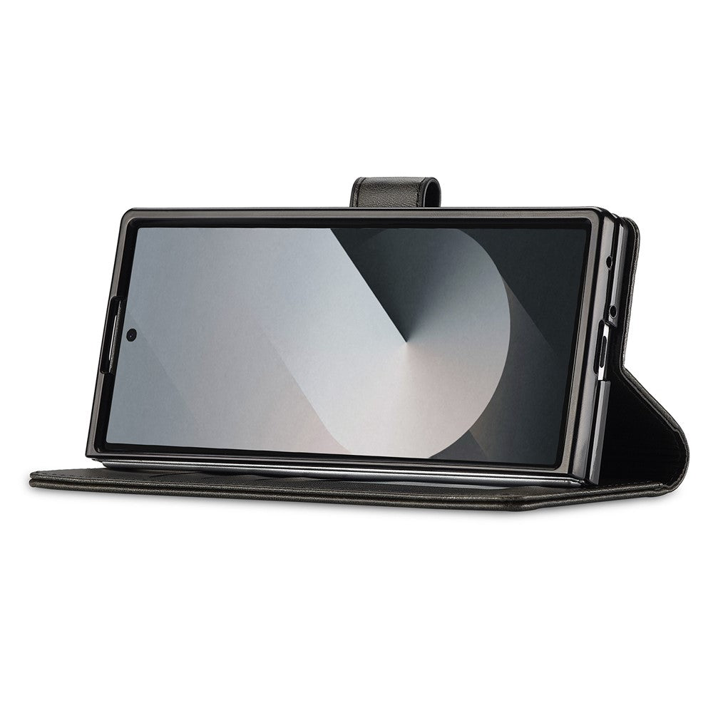 Samsung Galaxy Z Fold7 5G Case Calf Texture PU Leather Stand Wallet Phone Cover