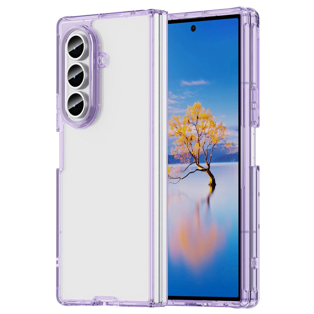 Samsung Galaxy Z Fold7 5G Case TPU + Acrylic Phone Back Cover Anti Yellowing