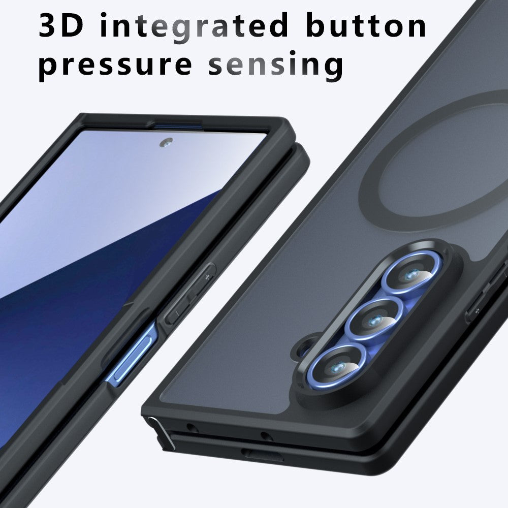 Samsung Galaxy Z Fold5 5G Case Compatible with MagSafe TPU + PC Matte Skin Touch Phone Cover