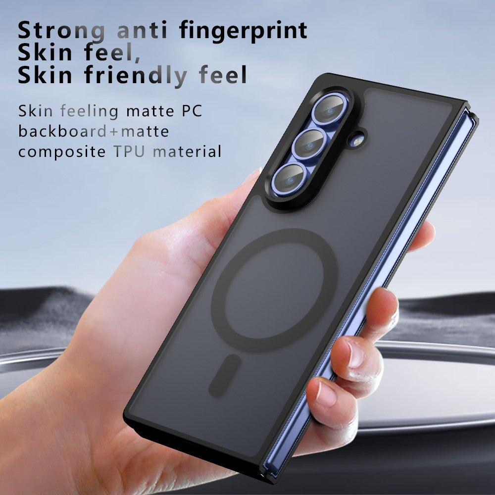 Samsung Galaxy Z Fold5 5G Case Compatible with MagSafe TPU + PC Matte Skin Touch Phone Cover