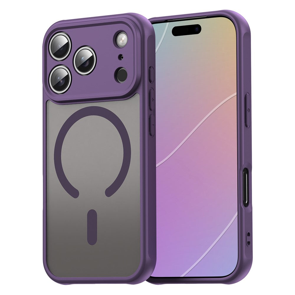 For iPhone 17 Pro Case Compatible with MagSafe Anti Drop PC + TPU Phone Cover