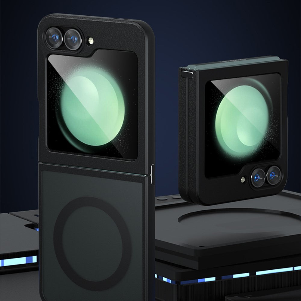 Samsung Galaxy Z Flip5 5G Case Compatible with MagSafe TPU + PC Matte Skin Touch Phone Cover