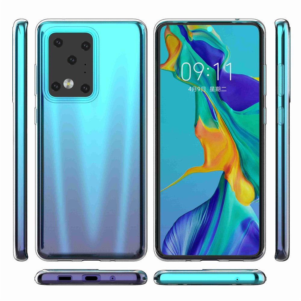 Samsung Galaxy S20 Ultra Anti-Yellowing Phone Back Cover Shell Soft TPU Ultra Thin Cell Phone Case