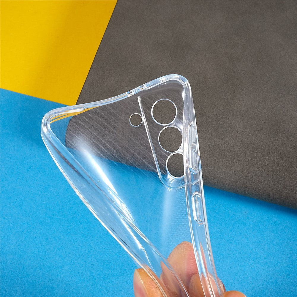 Samsung Galaxy S21 5G / 4G Transparent TPU Phone Back Case 1.5mm Thickened HD Clear Flexible Phone Cover