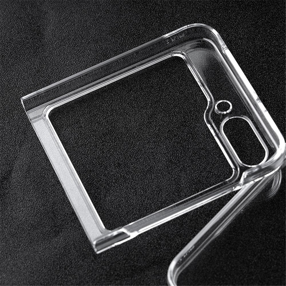 Samsung Galaxy Z Flip5 5G Transparent Back Shell Phone Case Drop Resistant Hard PC Phone Cover