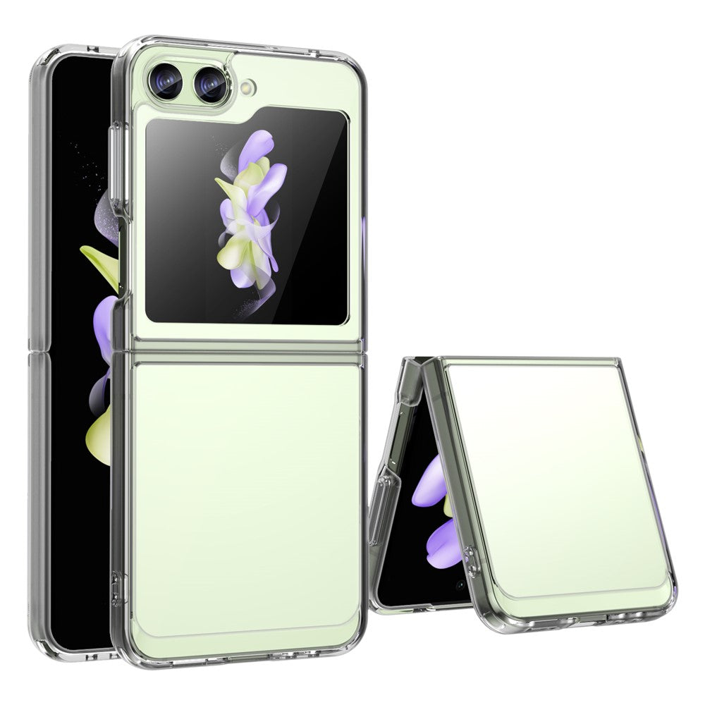 Samsung Galaxy Z Flip5 5G Mobile Phone Back Cover Clear Protective Shockproof TPU+Acrylic Case