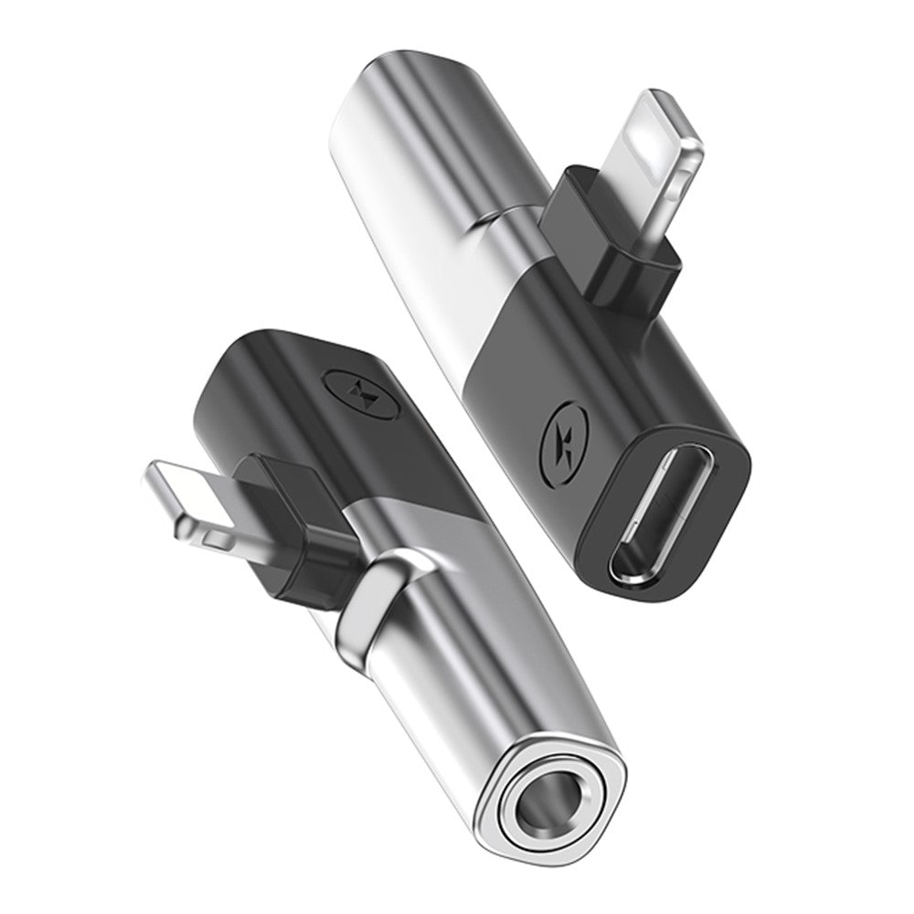 DAC Chip 8-Pin to 3.5mm Audio + Type-C Charging Port Adapter for iPhone