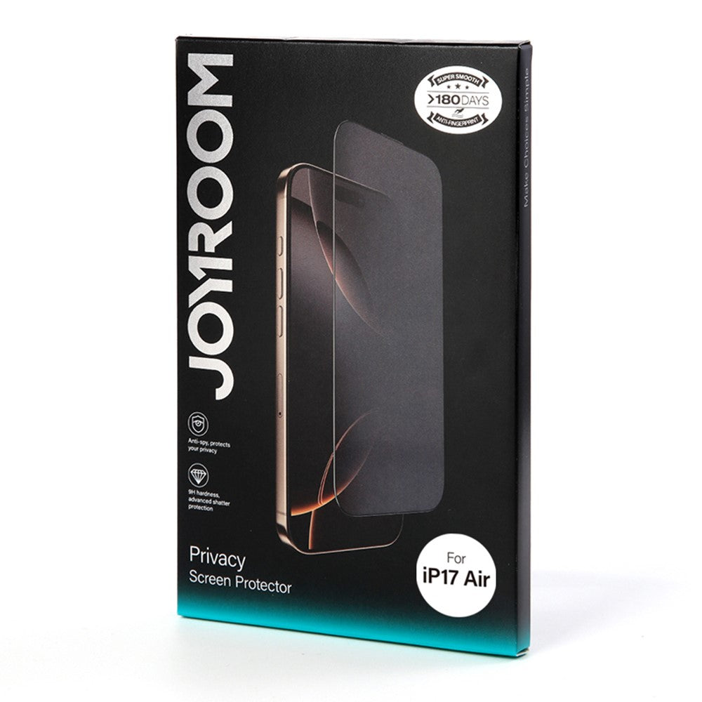 iPhone 17 Air 2.5D Anti-Spy Full Screen Protector High Aluminium-Silicon Glass Film