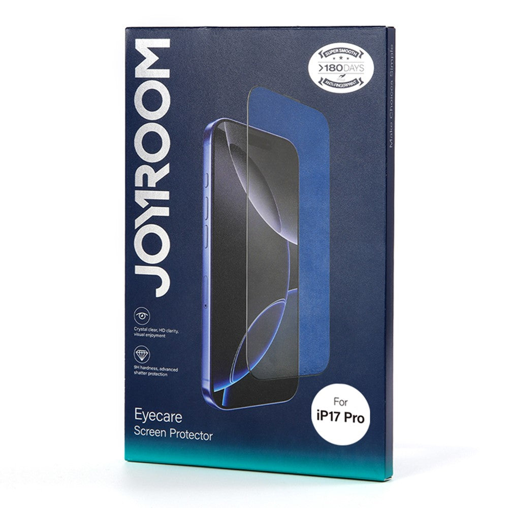 iPhone 17 Pro Screen Protector Eye Protection 2.5D Silk Printing High Aluminium-Silicon Glass Film