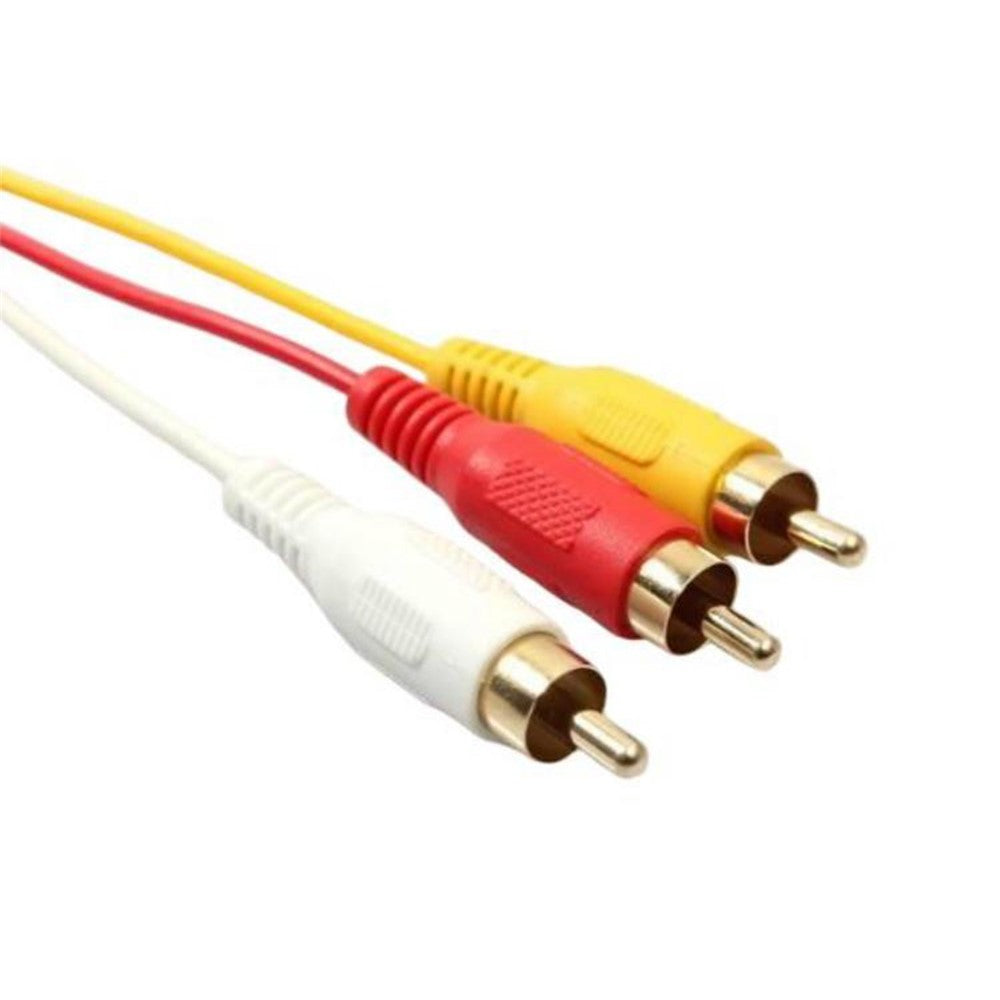 1.5m HD to 3 RCA Adapter Cable for HDTV AV Converter Support 1080P Resolution