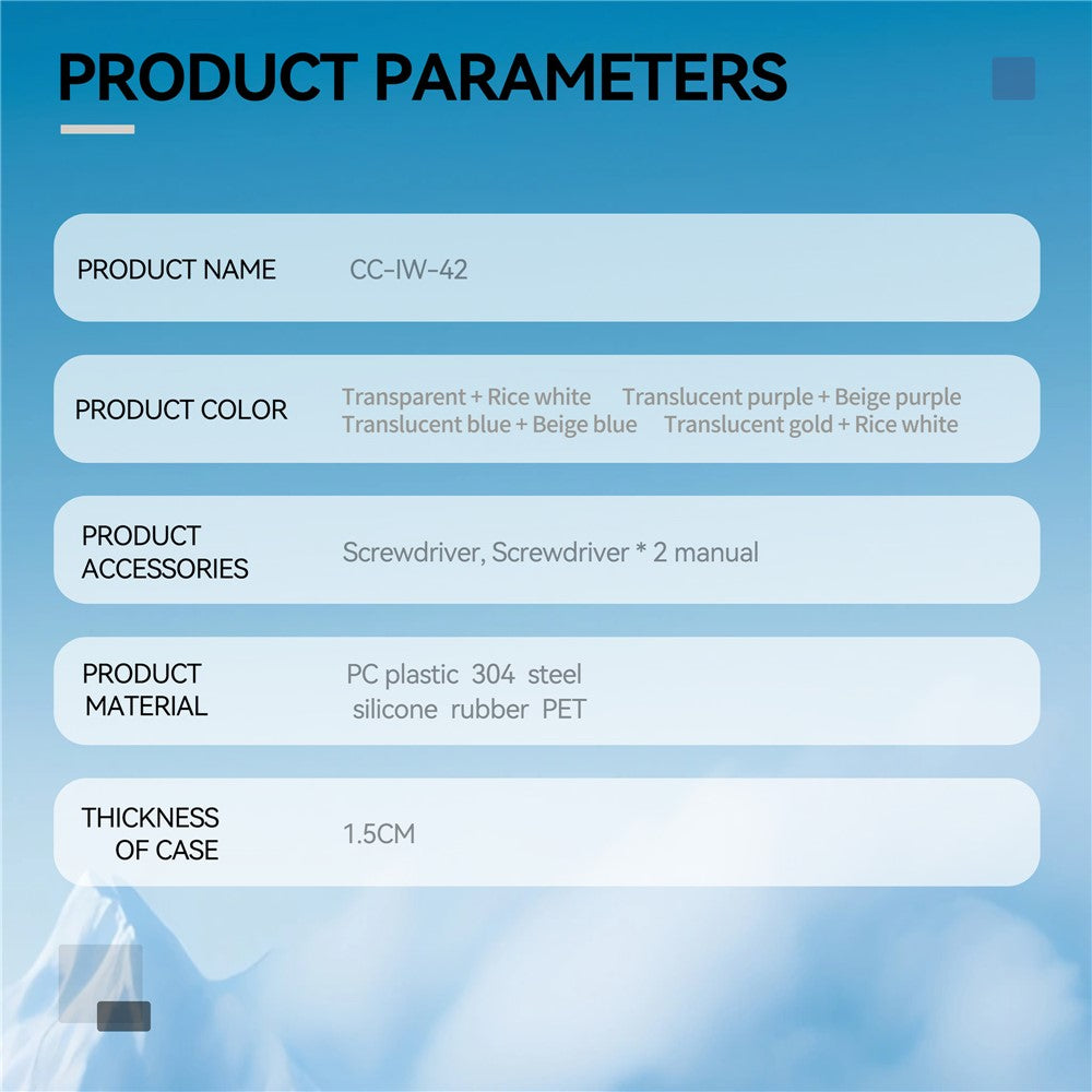 SHELLBOX For Apple Watch Series 10 42mm IP68 Waterproof Integrated Watch Case with Silicone Watch Strap