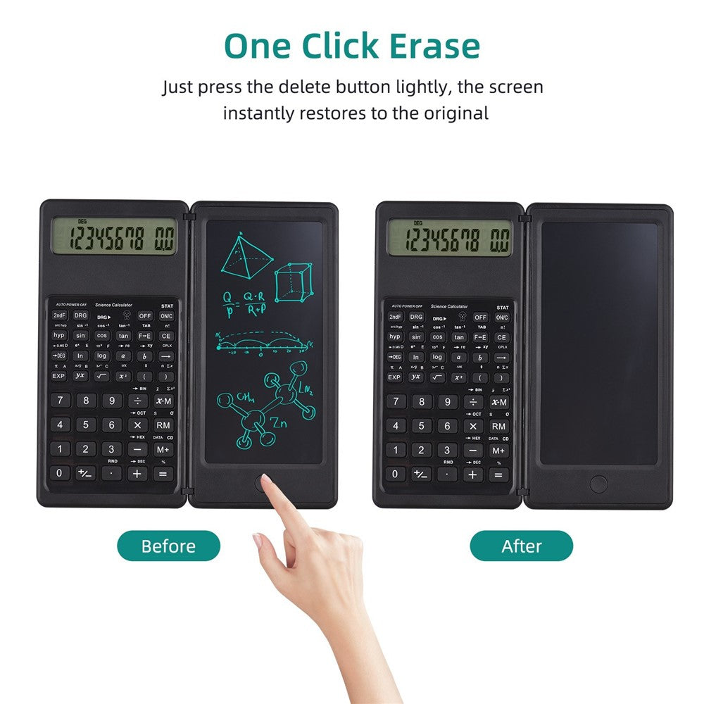 Calculator with LCD Writing Tablet 10 Digits Display Desktop Calculator with Stylus Erase Button