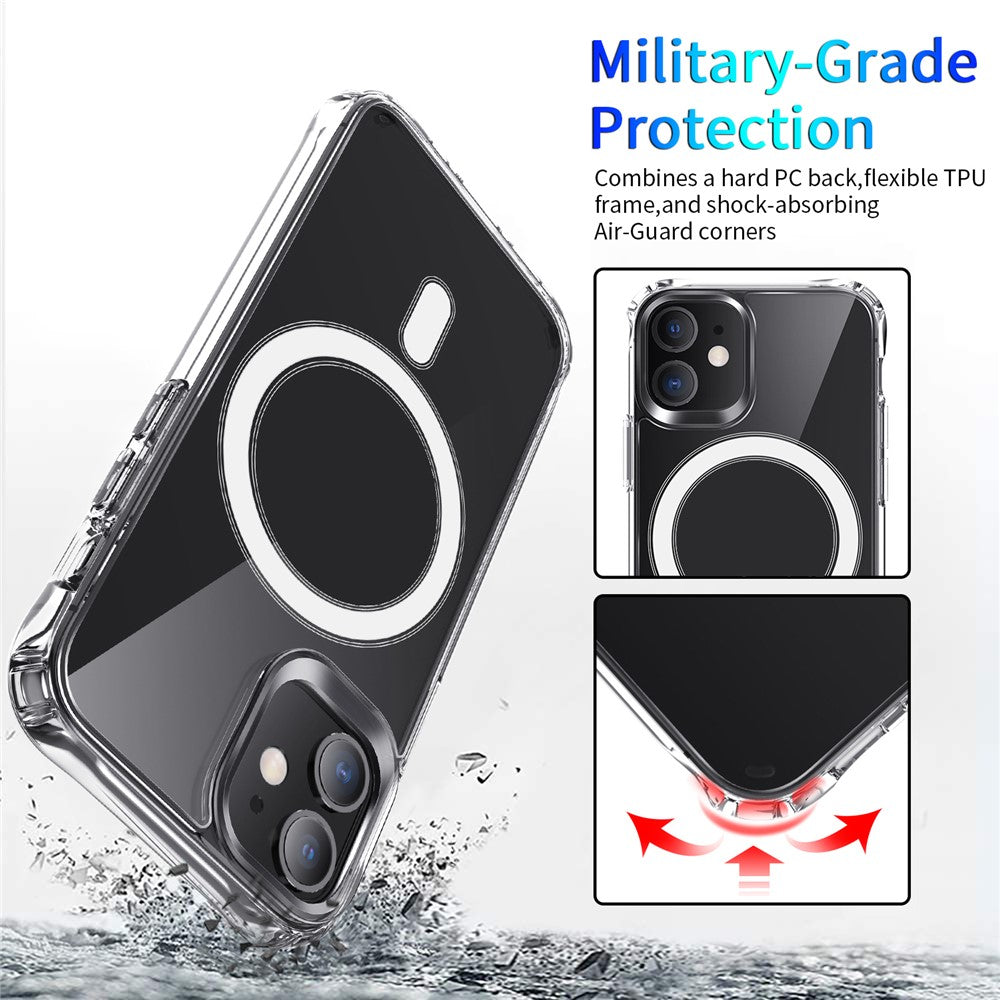 Shockproof Clear Style Acrylic + TPU Case for iPhone 12 mini Cover