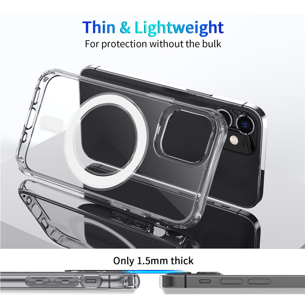 Shockproof Clear Style Acrylic + TPU Case for iPhone 12 mini Cover