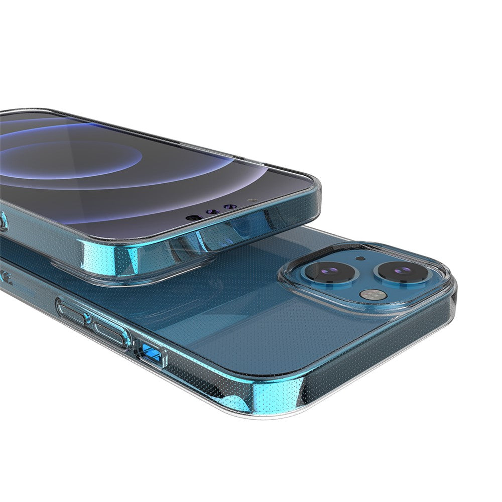 Ultra Thin Crystal Clear TPU Phone Protective Case for iPhone 13 6.1 inch