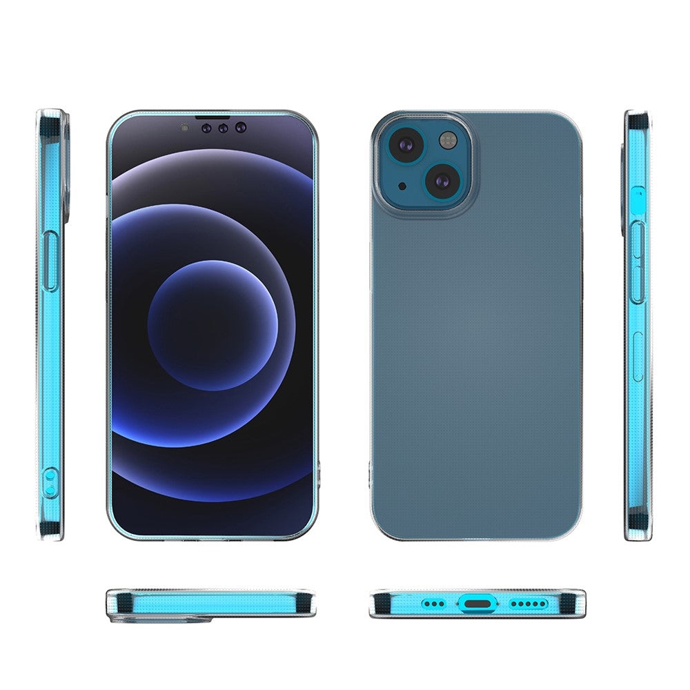 Ultra Thin Crystal Clear TPU Phone Protective Case for iPhone 13 6.1 inch