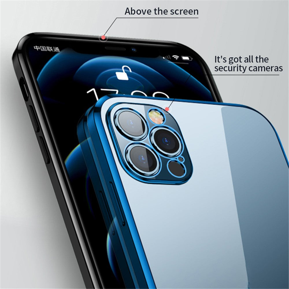 SULADA All-round Protective Electroplating Case Scratch-proof Back Cover Shell for iPhone 13 6.1 inch