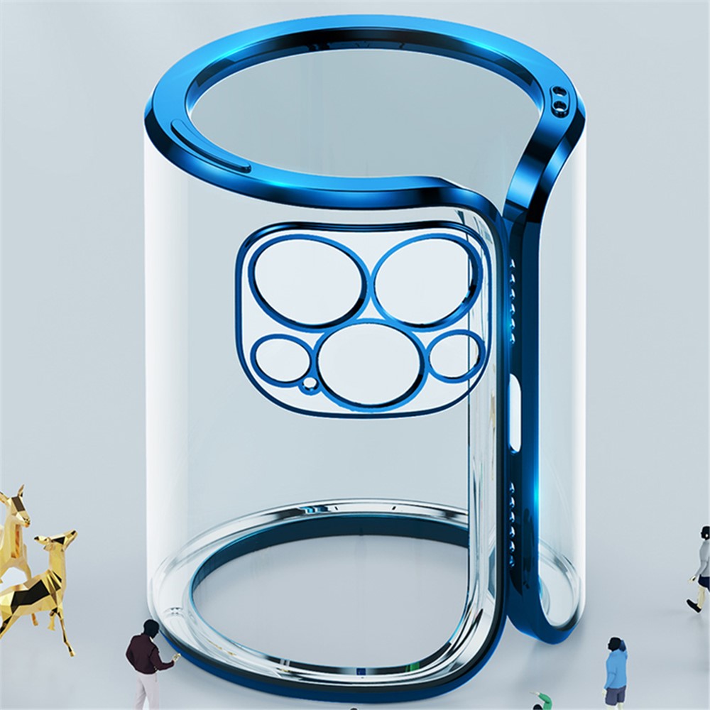 SULADA All-round Protective Electroplating Case Scratch-proof Back Cover Shell for iPhone 13 6.1 inch