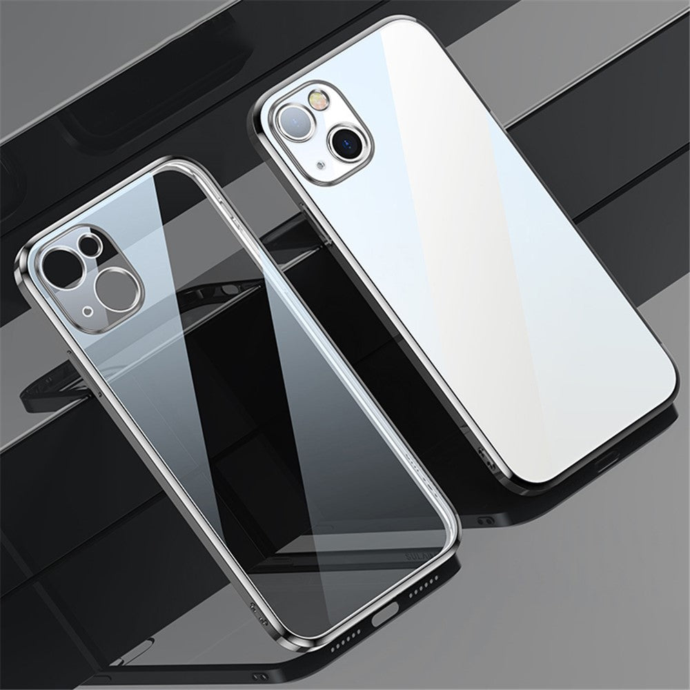 SULADA All-round Protective Electroplating Case Scratch-proof Back Cover Shell for iPhone 13 6.1 inch