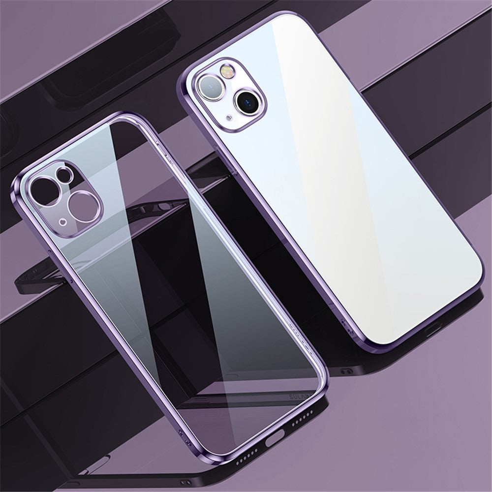 SULADA All-round Protective Electroplating Case Scratch-proof Back Cover Shell for iPhone 13 6.1 inch
