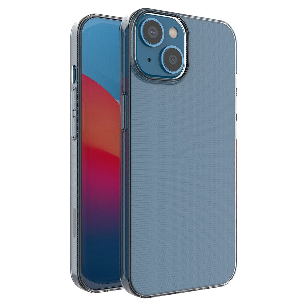 Transparent Phone Case for iPhone 14 6.1 Inch, Ultra Slim Anti-Drop Protection TPU Back Cover