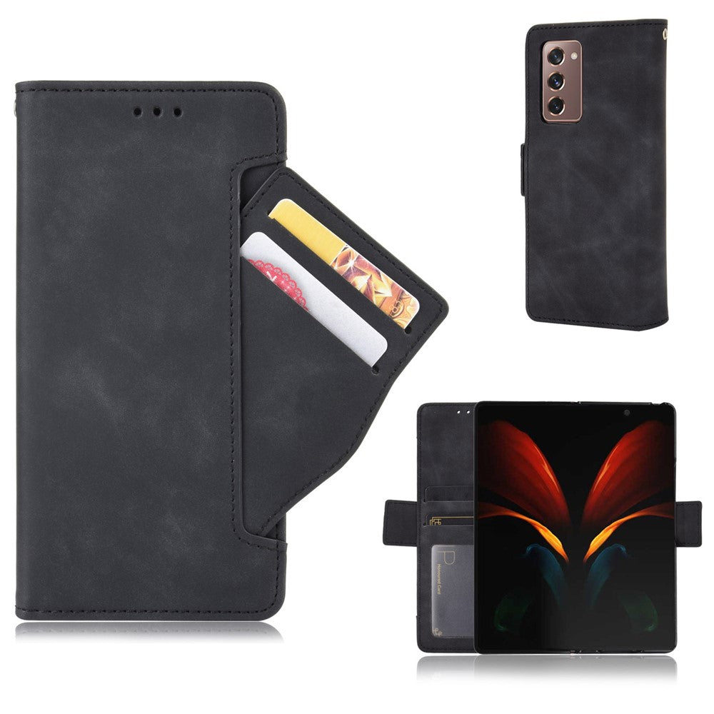 Samsung Galaxy Z Fold2 5G Multi-slot Leather Case Wallet Stand Shell Protector Phone Cover Case