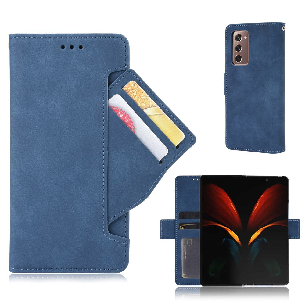 Samsung Galaxy Z Fold2 5G Multi-slot Leather Case Wallet Stand Shell Protector Phone Cover Case