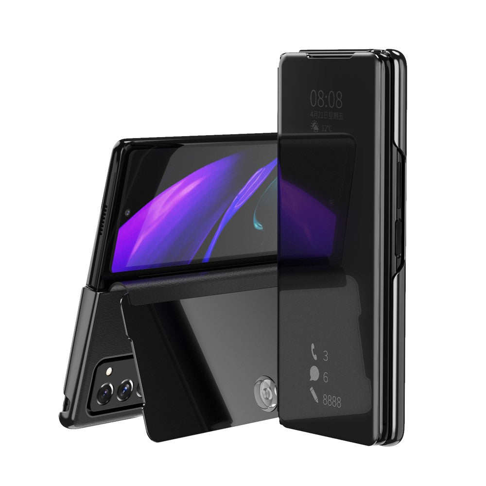 Samsung Galaxy Z Fold2 5G Stand Cover View Window Leather Case
