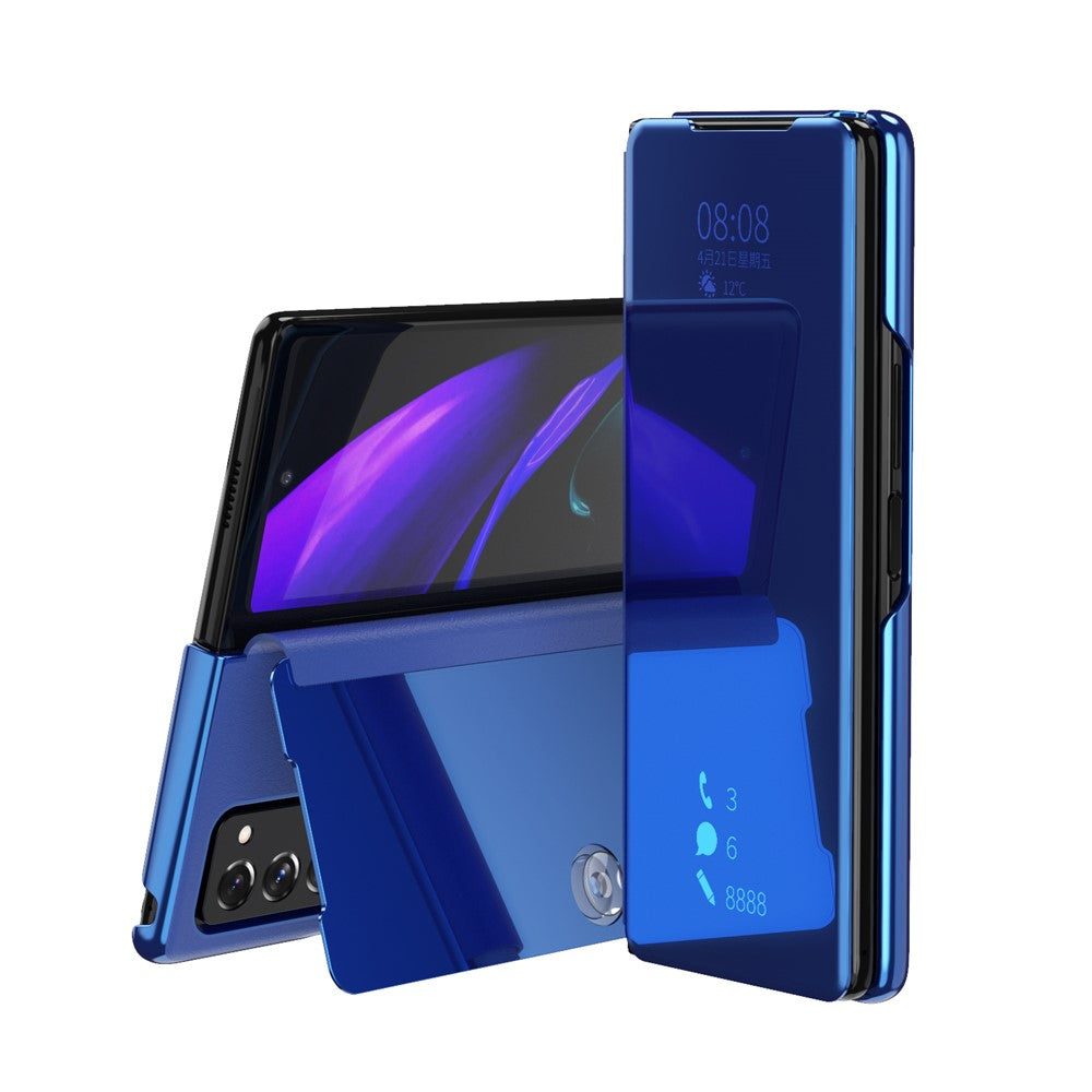 Samsung Galaxy Z Fold2 5G Stand Cover View Window Leather Case