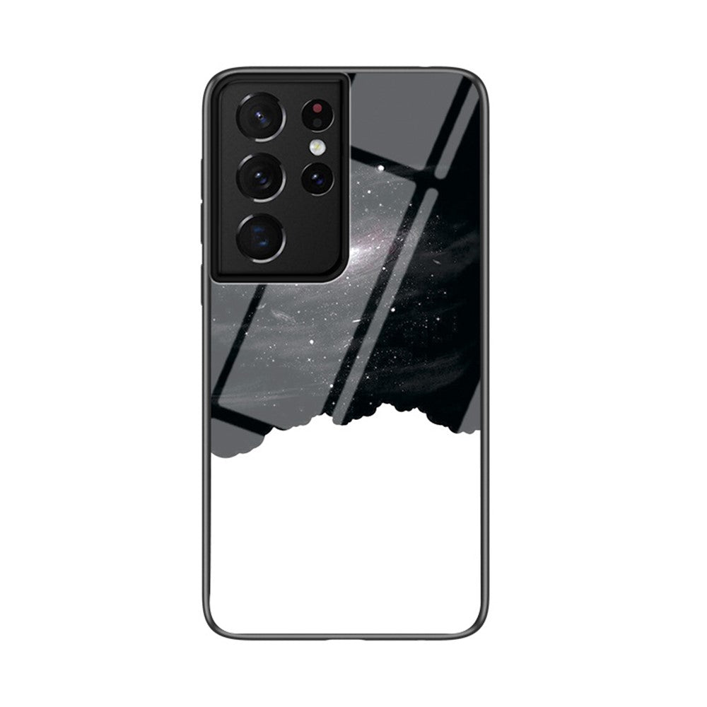 Drop Resistant Starry Sky Pattern Hybrid Case for Samsung Galaxy S21 Ultra 5G