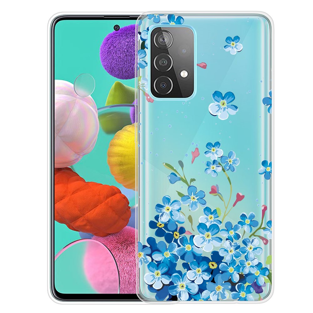 Pattern Printing Soft TPU Cell Phone Cover Shell for Samsung Galaxy A52 4G/5G / A52s 5G