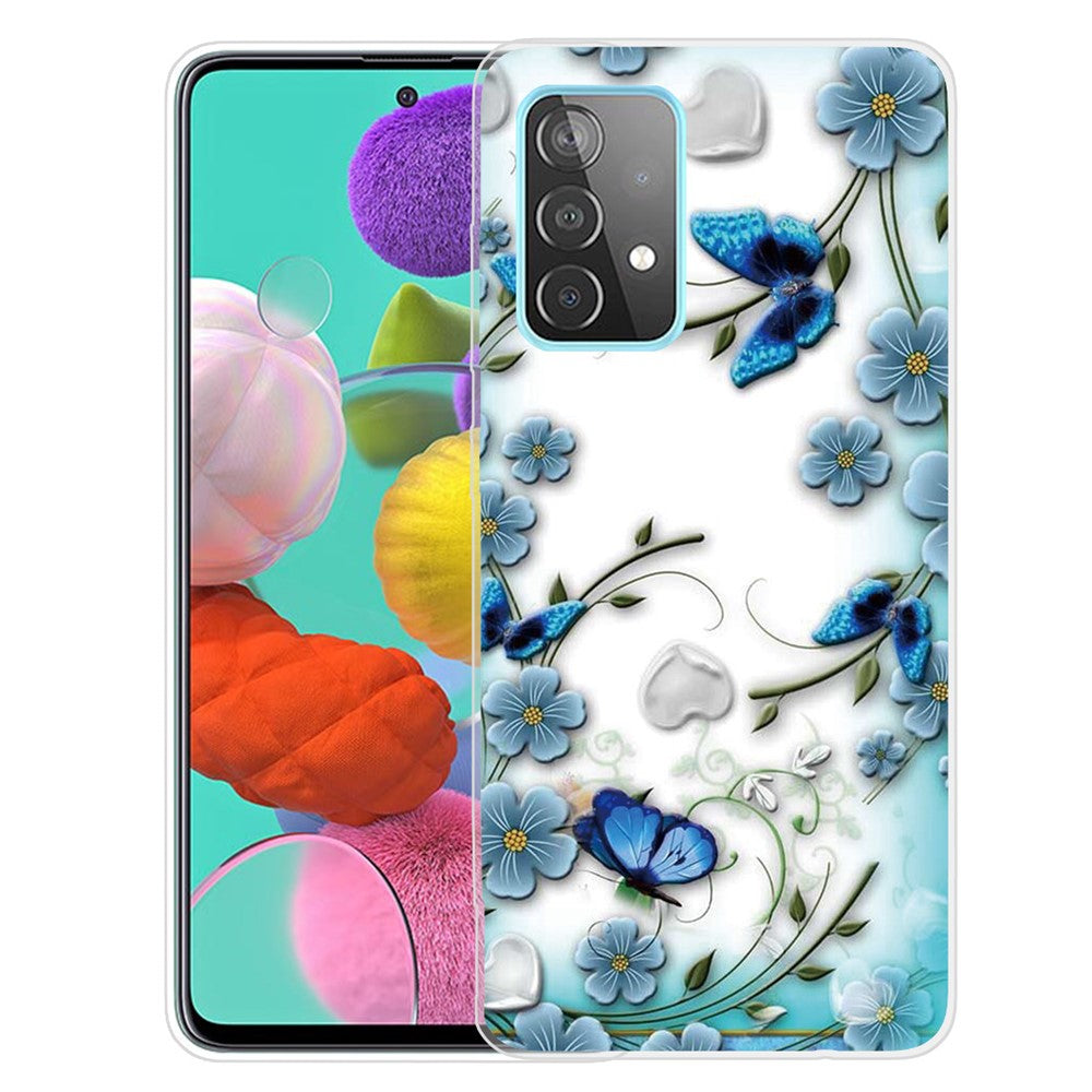 Pattern Printing Flexible TPU Phone Case for Samsung Galaxy A52 4G/5G / A52s 5G
