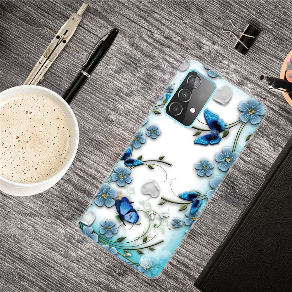 Pattern Printing Flexible TPU Phone Case for Samsung Galaxy A52 4G/5G / A52s 5G