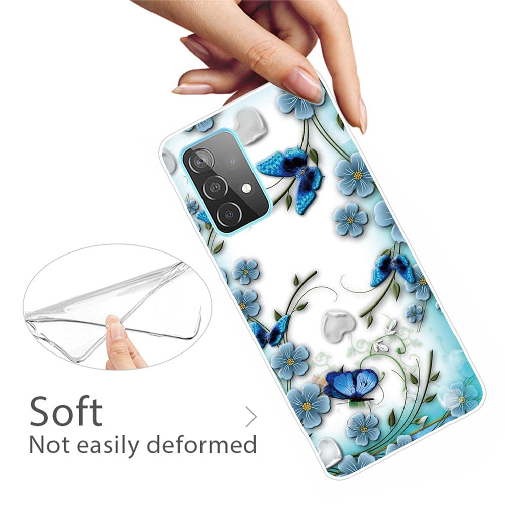 Pattern Printing Flexible TPU Phone Case for Samsung Galaxy A52 4G/5G / A52s 5G