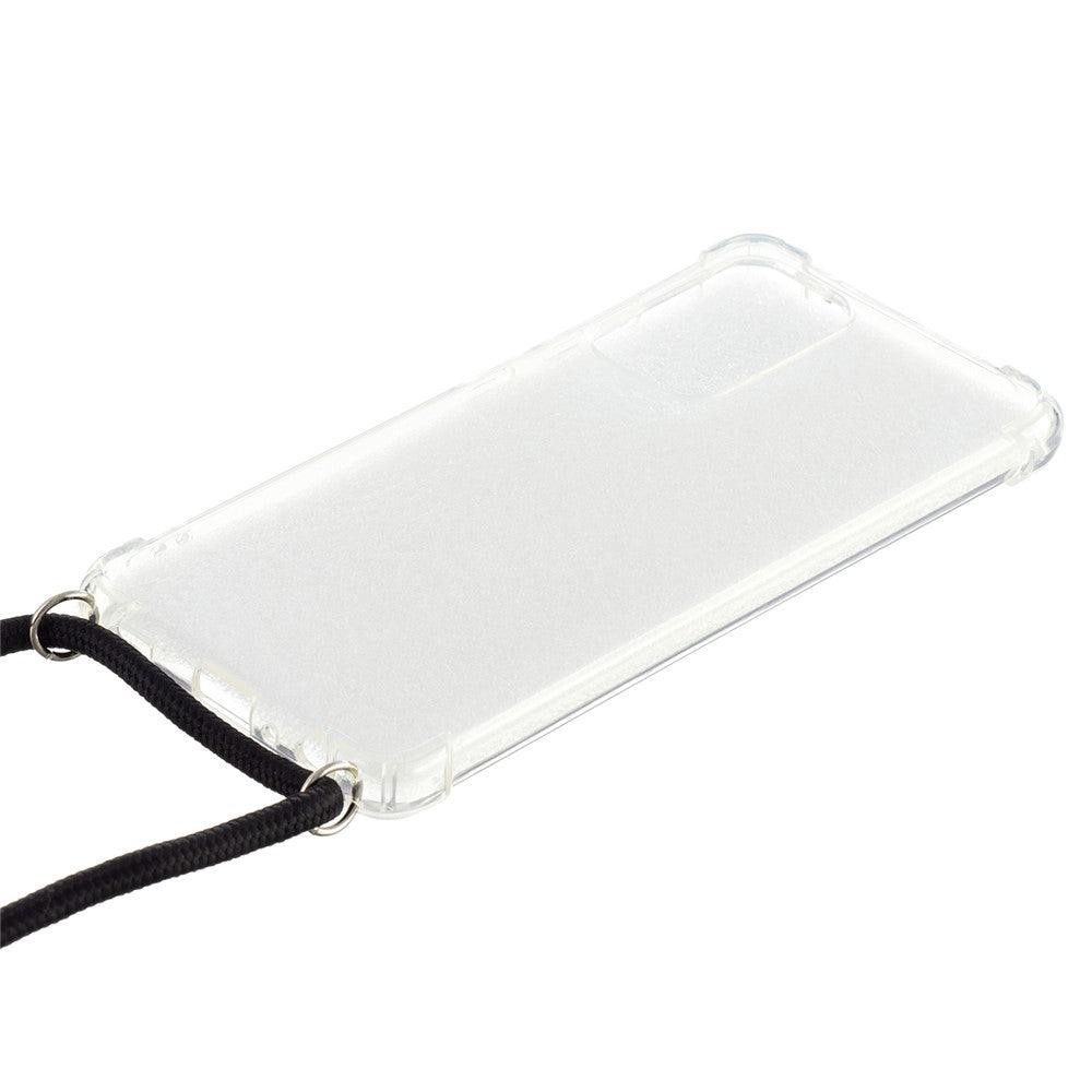 Four Corner Shockproof Airbag TPU Phone Case with Lanyard for Samsung Galaxy A52 4G/5G / A52s 5G