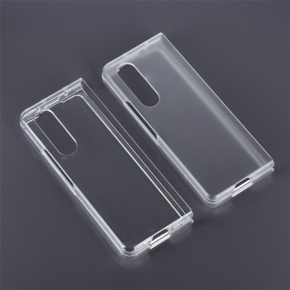 Transparent Hard PC Phone Protective Cover Case with Easy Access to All Ports for Samsung Galaxy Z Fold3 5G